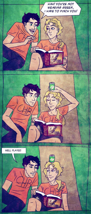 Percabeth St. Patrick's Day by lostie815