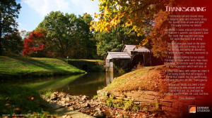 thanksgiving day song prayer eddie mallonen scenery river watermill ...