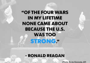 Reagan quote. (Photo: Rusty Kennedy, AP)