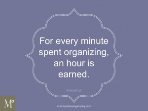 Spend Time Wisely #MetroZing | #Organizing | Geralin Thomas ...