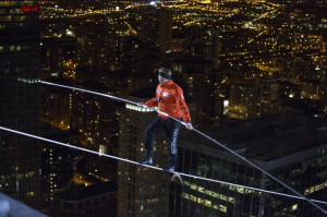 Nik Wallenda made his first walk look easy. Photo courtesy of ...