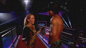 Kendra Wilkinson walks away from the high board on Tuesday's episode ...
