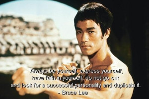 Bruce lee quotes sayings quote faith success be yourself