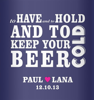 Wedding Koozies