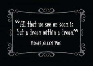 Edgar Allan Poe Quotes 2, A picture of Edgar Allan Poe along with a ...