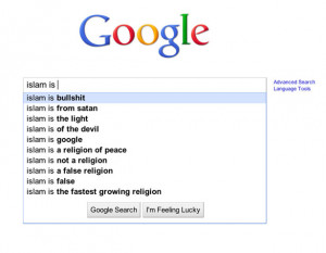 Google suggests that almost all religions are bullshit
