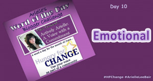 Arielle's Word of the Day #10: EMOTIONAL