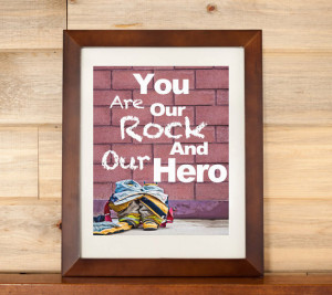 ... Dad Gift, Firefighter Dad Quote Print, Firefighter Father's Day Gift