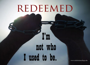 am redeemed!