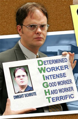 Dwight Schrute is NYMEX natural gas