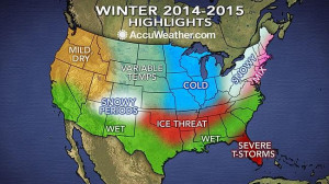 breakdown of the AccuWeather.com 2014-2015 U.S. Winter Forecast can ...