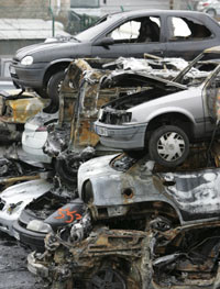 PARIS (Reuters) - Youths burned 1,137 cars across France overnight as ...