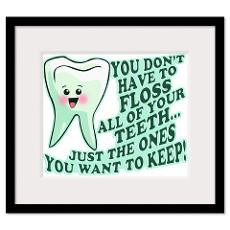 Dental Hygiene Framed Poster Prints