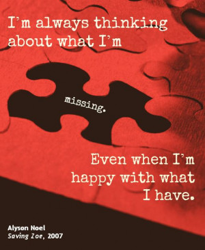 ya fiction | book quotes | Alyson Noel