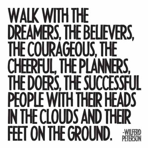 Walk with the Dreamers Quotable Card and Magnet