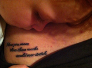 these marks Could ever stretch: Tattoo To Covers Stretch Mark, Cute ...