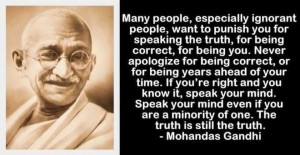 Gandhi - Speak the Truth