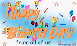 Birthday wishes from all of us wallpapers