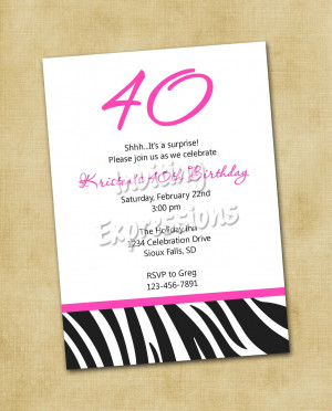 40th birthday party invitation http foplodge35 com css funny 40th ...