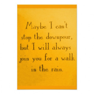 DANCING IN THE RAIN MOTTO ATTITUDE QUOTES POSITIVE 3.5X5 PAPER ...