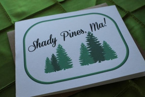 Shady Pines Ma Golden Girls Quote Greeting Note by nikkibydesign, $3 ...