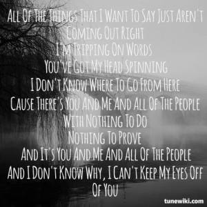 You And Me by Lifehouse