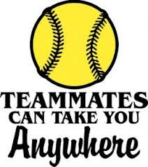 ... being a great softball TEAMMATE (Using every letter of the word itsel