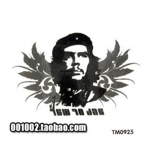 Waterproof temporary tattoos of Che Guevara[WST14627]