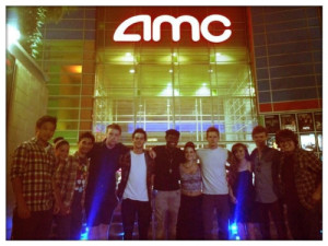 The Maze Runner casts and their friends having a night off to watch ...
