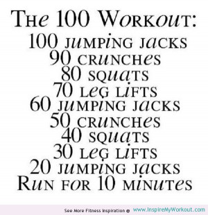 The 100 #Workout #fitness