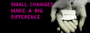 Small Changes Make A Big Difference cover