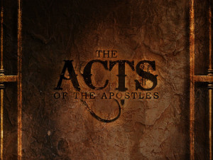 The Acts Of The Apostles