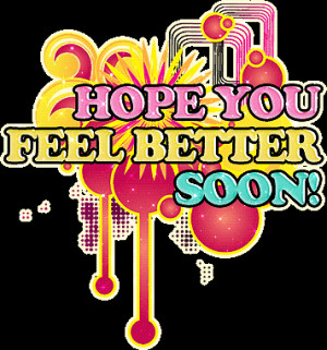 Hope You Feel Better Soon Quote Graphic