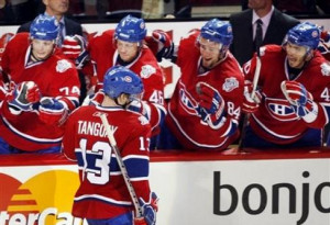 It looks as though the Canadiens and Bruins are ready to rumble ...