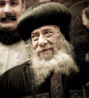 Pope Shenouda – the look and the smile