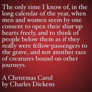 My Favorite Quotes from A Christmas Carol #6 – …open their shut-up ...