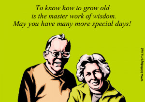 Birthday Sayings for Old People