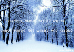 ... for this image include: winter quotes, quote, quotes, sad and sadness