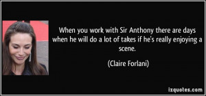 More Claire Forlani Quotes
