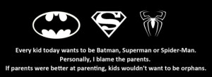 Funny photos funny Batman Superman Spiderman logos