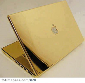 Golden Macbook Pro Laptop...
