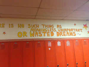 Miyavi's quote in a school