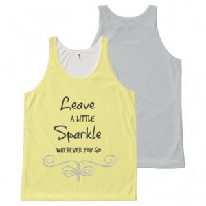 Inspirational Sparkle Quote with Faux Glitter Accents Tank #sparkle # ...