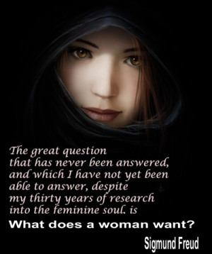 What does a woman want
