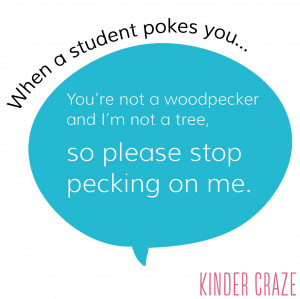 Great classroom management phrase! Blog post has lots more great ...