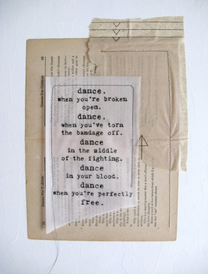 Dance when you're BROKEN