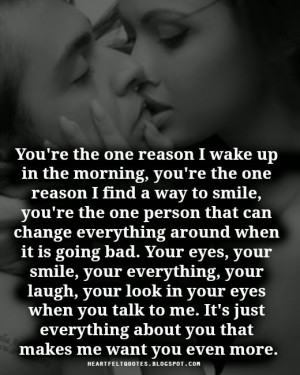 you re the one reason i wake up in the morning you re the one reason i ...