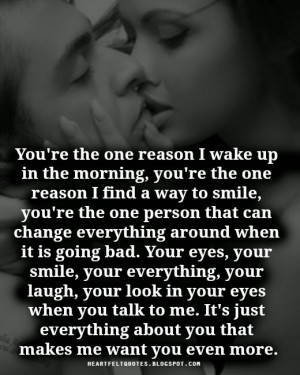 you re the one reason i wake up in the morning you re the one reason i ...