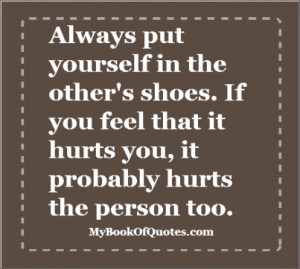 Walking In Others Shoes Quotes