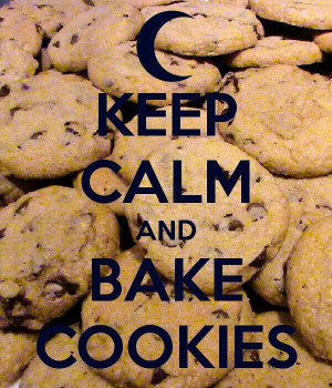Baking cookies!